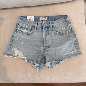 Agolde Parker Vintage Cut Off Jean Shorts